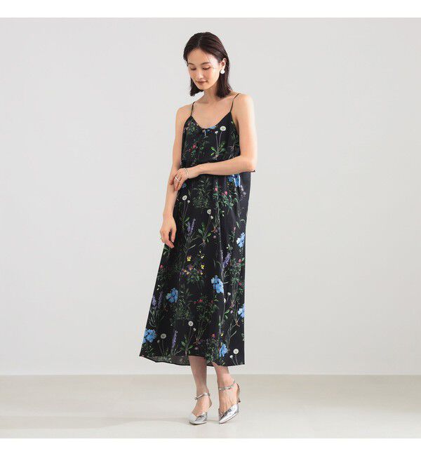 Demi-Luxe BEAMS 「【別注】TICCA / フラワー プリント キャミワンピース」|ワンピース|