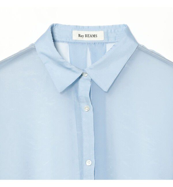 Ray BEAMS 「シアー ビッグ シャツ」|シャツ・ブラウス|