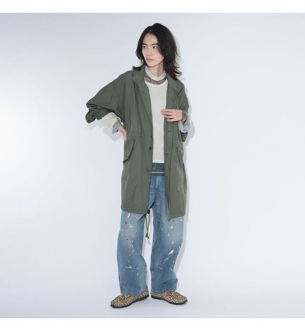 BEAMSBOY「maturely / メモリー ツイル ミリタリー コート」|ダッフルコート|