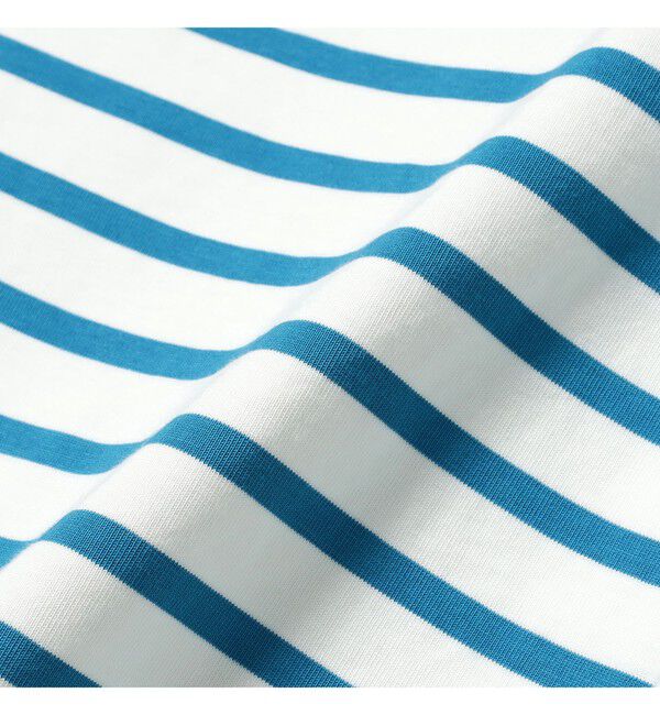 BEAMSBOY「maturely / ボーダー オープン ショルダー ロングスリーブ カットソー」|Tシャツ・カットソー|