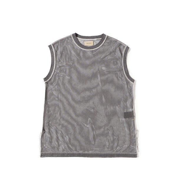 BEAMSBOY「maturely / シャンブレー チュール ノースリーブ」|Tシャツ・カットソー|