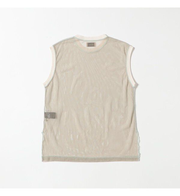 BEAMSBOY「maturely / シャンブレー チュール ノースリーブ」|Tシャツ・カットソー|