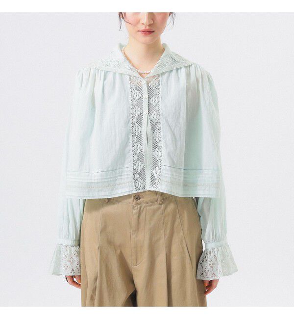 BEAMSBOY「ヴィンテージ レース ブラウス」|シャツ・ブラウス|