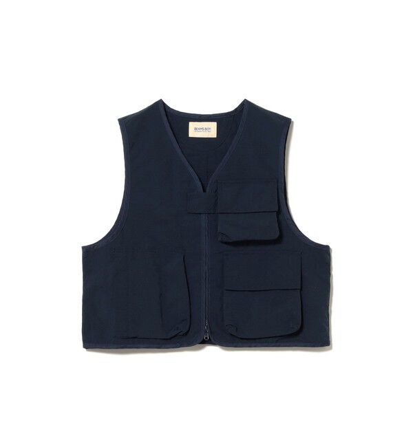 BEAMSBOY「US NAVY クルー ベスト」|ベスト・ジレ|