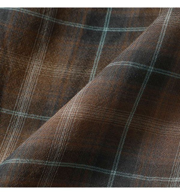 BEAMSBOY「maturely / ボイル チェック ラップ スカート」|スカート|