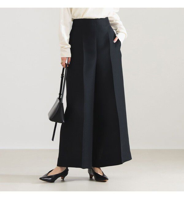 Demi-Luxe BEAMS 「ワイド シルエット パンツ」|チノ|