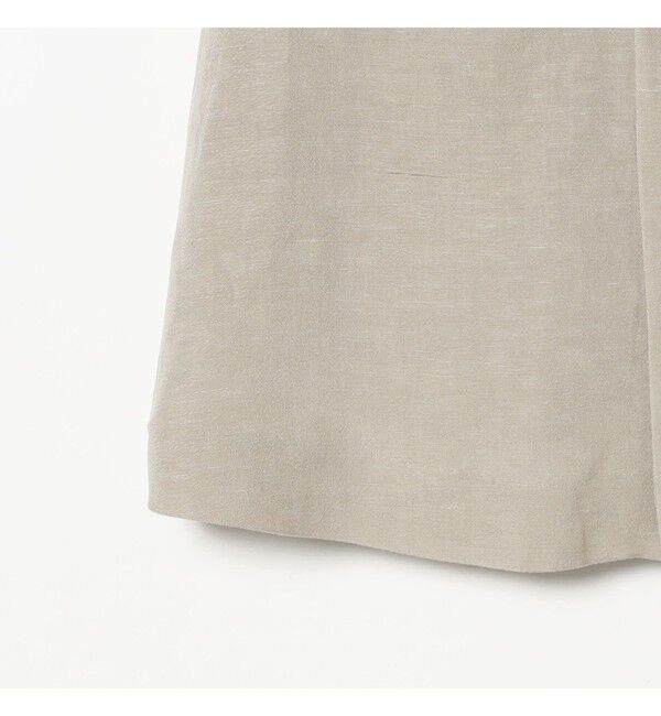 Demi-Luxe BEAMS 「AK+1 / リネン ベルテッド ジレ」|ベスト・ジレ|