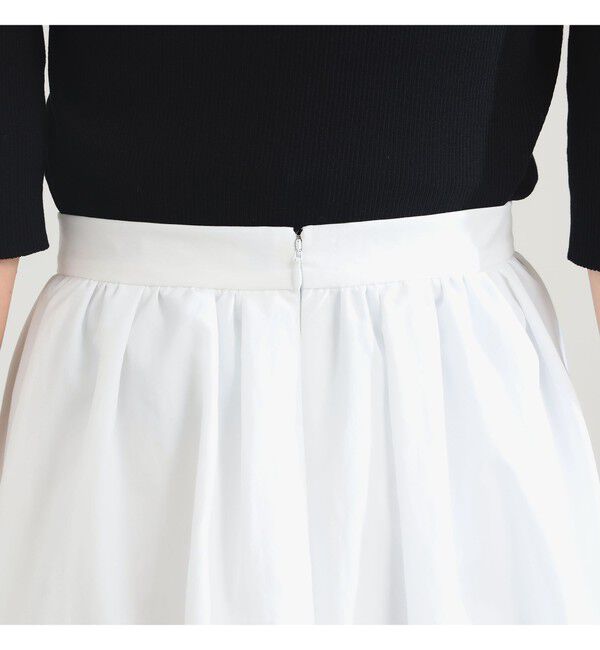 Demi-Luxe BEAMS 「コットン ナイロン タック ギャザー スカート」|スカート|