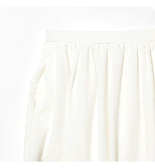 Demi-Luxe BEAMS 「コットン ナイロン タック ギャザー スカート」|スカート|