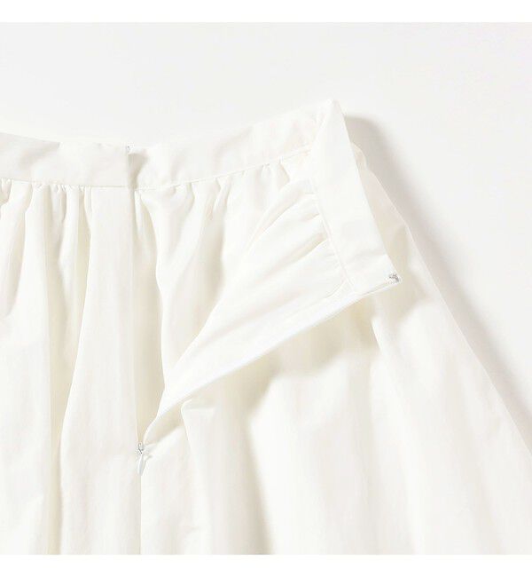 Demi-Luxe BEAMS 「コットン ナイロン タック ギャザー スカート」|スカート|