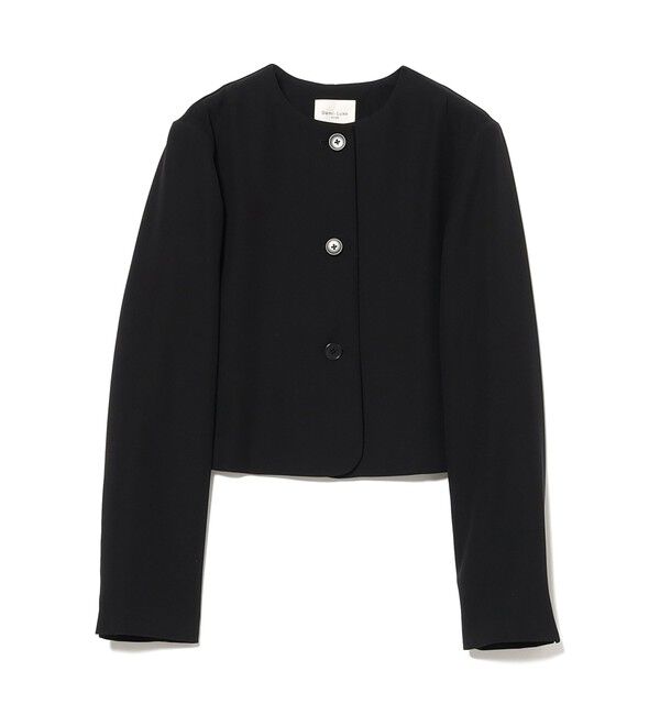 Demi-Luxe BEAMS 「クロップド クルーネック ジャケット」|ダッフルコート|