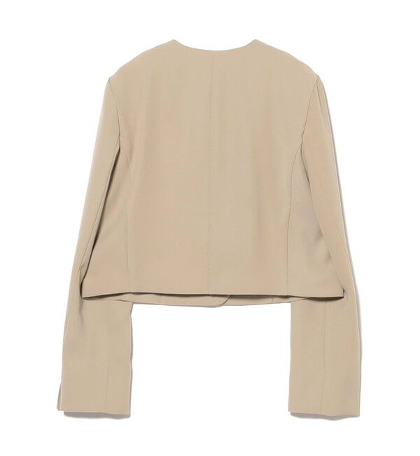 Demi-Luxe BEAMS 「クロップド クルーネック ジャケット」|ダッフルコート|