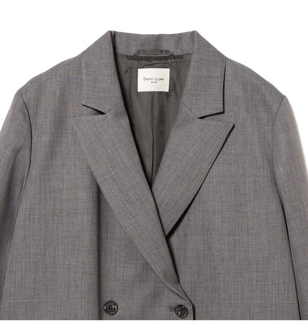 Demi-Luxe BEAMS 「ダブルブレスト ジャケット」|ダッフルコート|