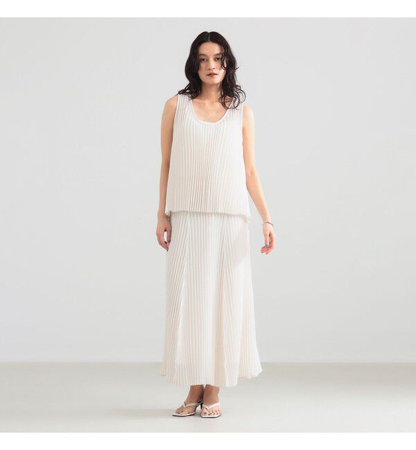 Demi-Luxe BEAMS 「イレギュラープリーツ スカート」|スカート|