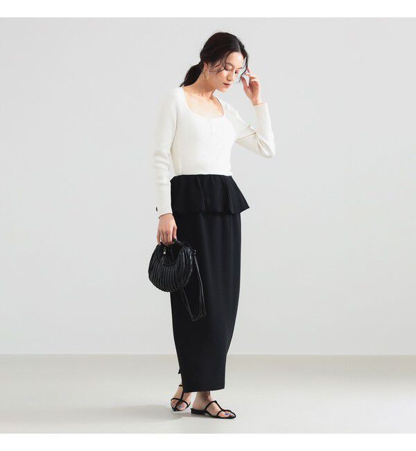 Demi-Luxe BEAMS 「16ゲージ コットン ヘンリーネック プルオーバー」|ニット・セーター|