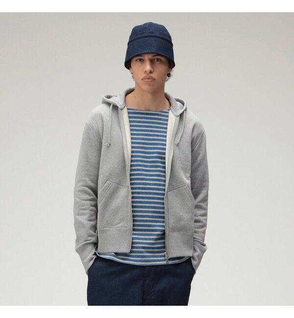 BEAMS PLUS「LOOPWHEELER / 別注 Slim Zip Sweat Hoody」|スウェット・ジャージ|