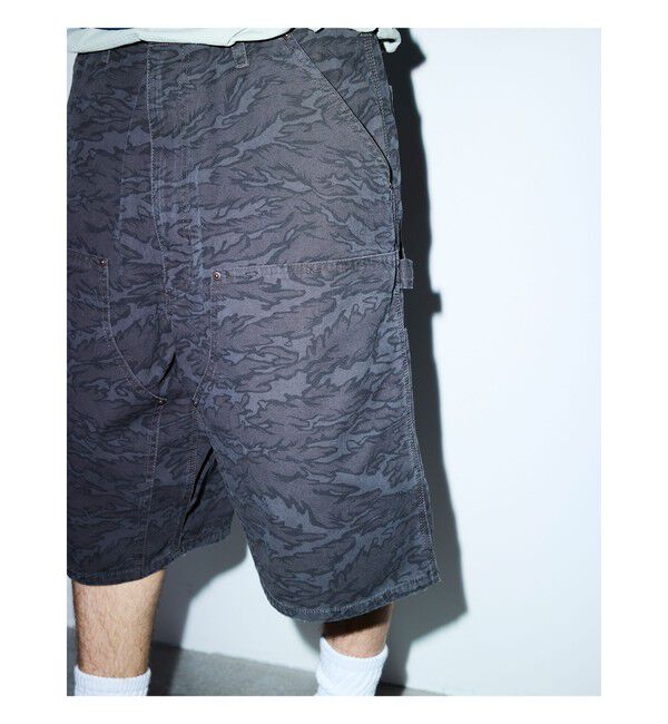 BEAMS「プリント ダブルニーショーツ【ワイドストレートフィット】」|その他|CAMO