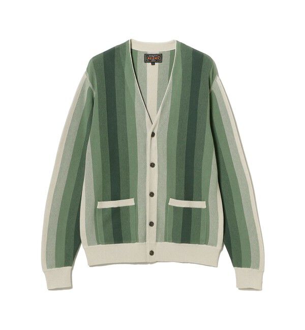 BEAMS PLUS「Cardigan Multi Stripe」|ニット・セーター|