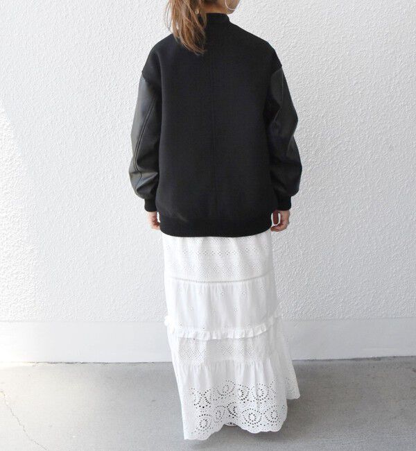 SHIPS any「【WEB限定】SHIPS any: バーシティ ジャケット 25AW」|ブルゾン・スタジャン|