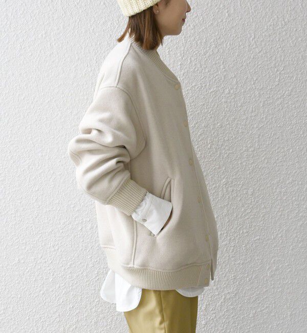 SHIPS any「【WEB限定】SHIPS any: バーシティ ジャケット 25AW」|ブルゾン・スタジャン|