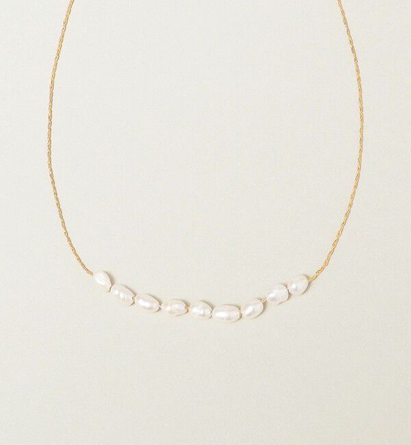 quaranciel「quaranciel: フロント パール ネックレス」|ネックレス|
