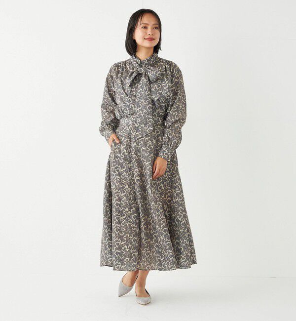 SHIPS Colors 「SHIPS Colors:〈洗濯機可能〉MULHOUSE レオパード フレアスカート」|スカート|