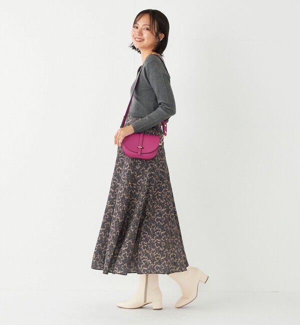 SHIPS Colors 「SHIPS Colors:〈洗濯機可能〉MULHOUSE レオパード フレアスカート」|スカート|