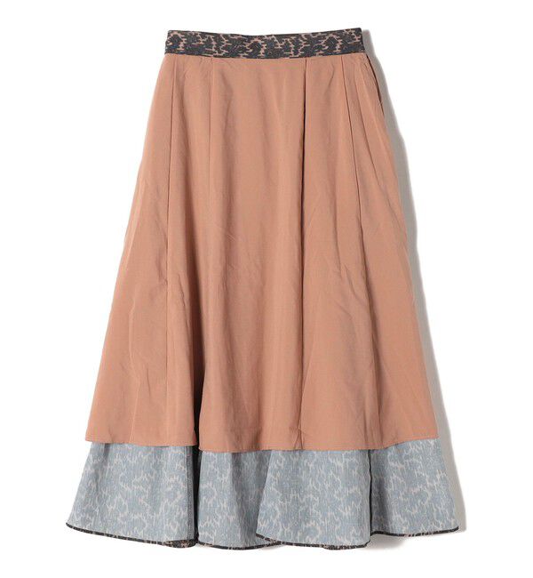 SHIPS Colors 「SHIPS Colors:〈洗濯機可能〉MULHOUSE レオパード フレアスカート」|スカート|