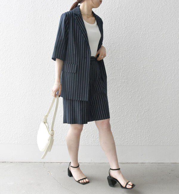 SHIPS any「SHIPS any:〈洗濯機可能〉リネン ミックス ショート パンツ」|その他|