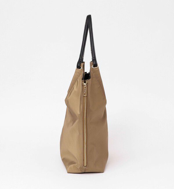 quaranciel「《一部追加予約》quaranciel: Vカット サイドファスナー トートバッグ（A4対応）」|トートバッグ|