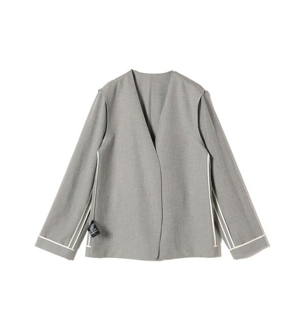 SHIPS for women「〈接触冷感/手洗い可能〉トリアセテート混 ノーラペル ジャケット（セットアップ対応）◇」|その他|