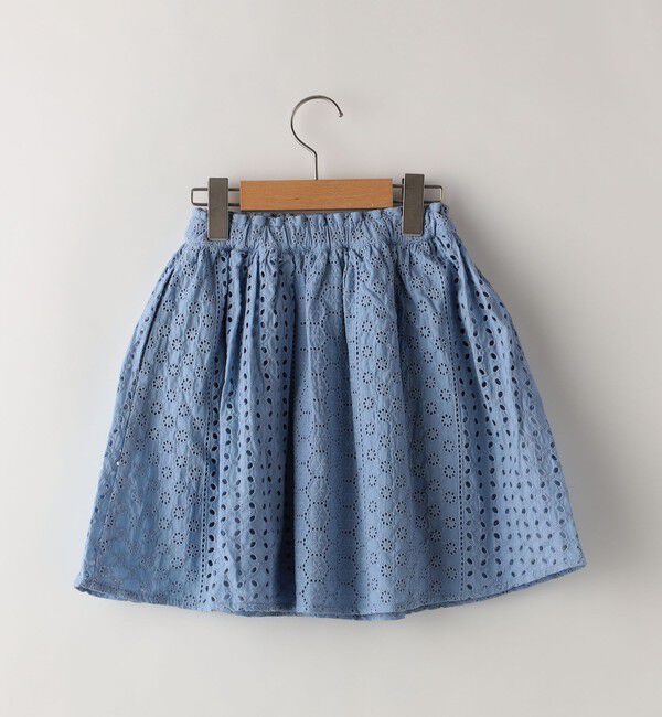 SHIPS KIDS「SHIPS KIDS:100～130cm / レース ギャザー スカート」|スカート|