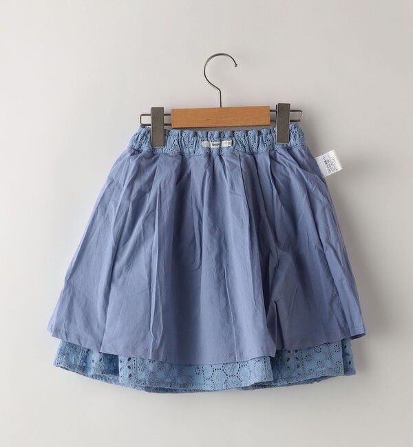 SHIPS KIDS「SHIPS KIDS:100～130cm / レース ギャザー スカート」|スカート|