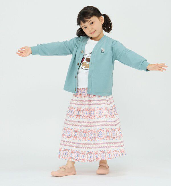 SHIPS Colors 「SHIPS Colors:〈洗濯機可能〉2WAY プリント スカート(100~140cm)」|フレア|