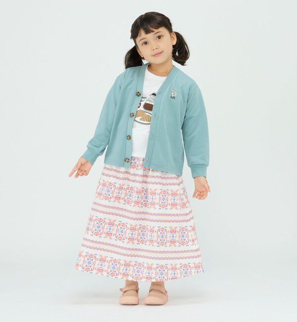 SHIPS Colors 「SHIPS Colors:〈洗濯機可能〉2WAY プリント スカート(100~140cm)」|フレア|