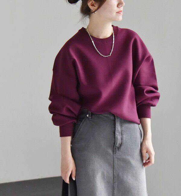 quaranciel「quaranciel:〈洗濯機可能〉ポンチ ベーシック コンパクト スウェット」|スウェット・ジャージ|