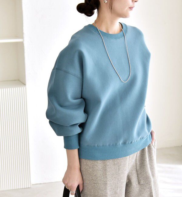 quaranciel「quaranciel:〈洗濯機可能〉ポンチ ベーシック コンパクト スウェット」|スウェット・ジャージ|