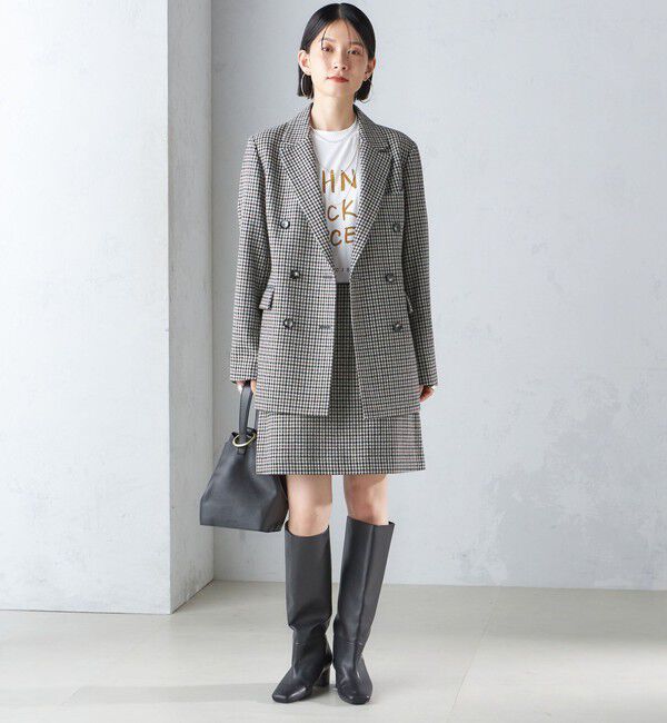 SHIPS for women「ツイード ミニ スカート」|台形|