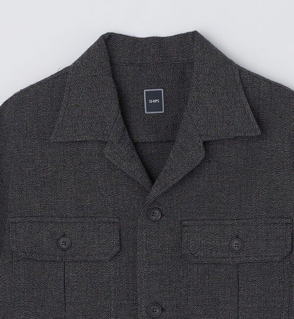 SHIPS「SHIPS: BRADFORD SYSTEM ピンヘッド オーバーシャツ」|シャツ・ブラウス|