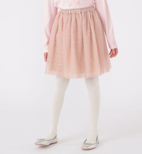 SHIPS KIDS「SHIPS KIDS:140～150cm / チュール スカート」|フレア|