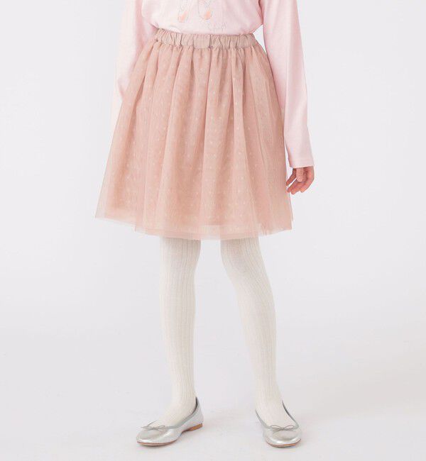 SHIPS KIDS「SHIPS KIDS:140～150cm / チュール スカート」|フレア|