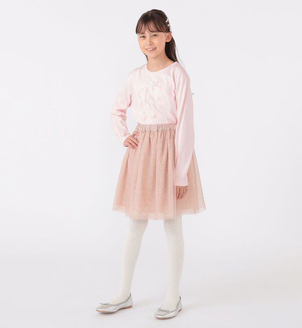 SHIPS KIDS「SHIPS KIDS:140～150cm / チュール スカート」|フレア|