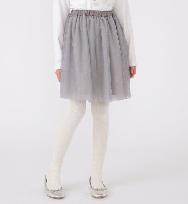 SHIPS KIDS「SHIPS KIDS:140～150cm / チュール スカート」|フレア|