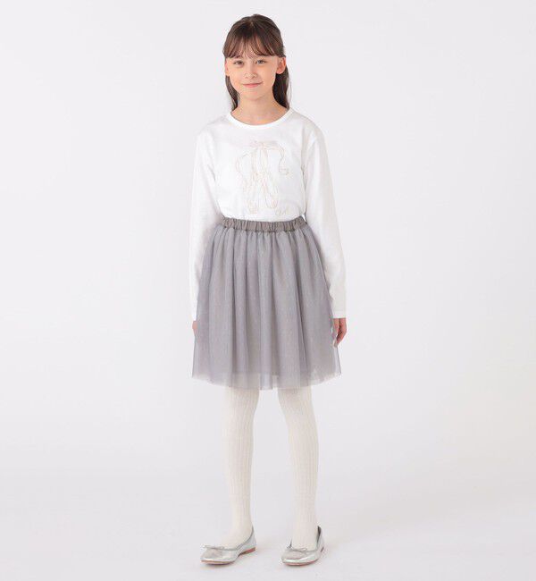SHIPS KIDS「SHIPS KIDS:140～150cm / チュール スカート」|フレア|
