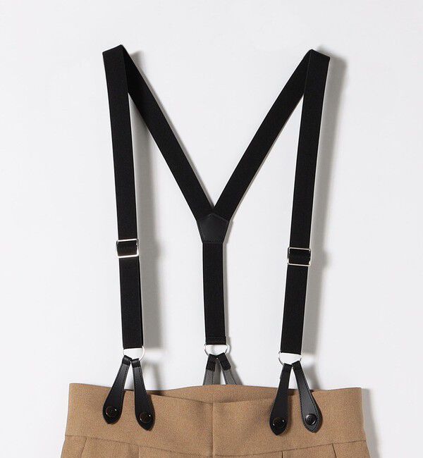 SHIPS any「SHIPS any:〈洗濯機可能〉マニッシュ サスペンダー ワイド パンツ 24FW」|その他|