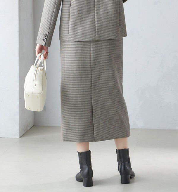 SHIPS for women「ウール混 チェック タイト スカート（セットアップ対応）」|タイト|