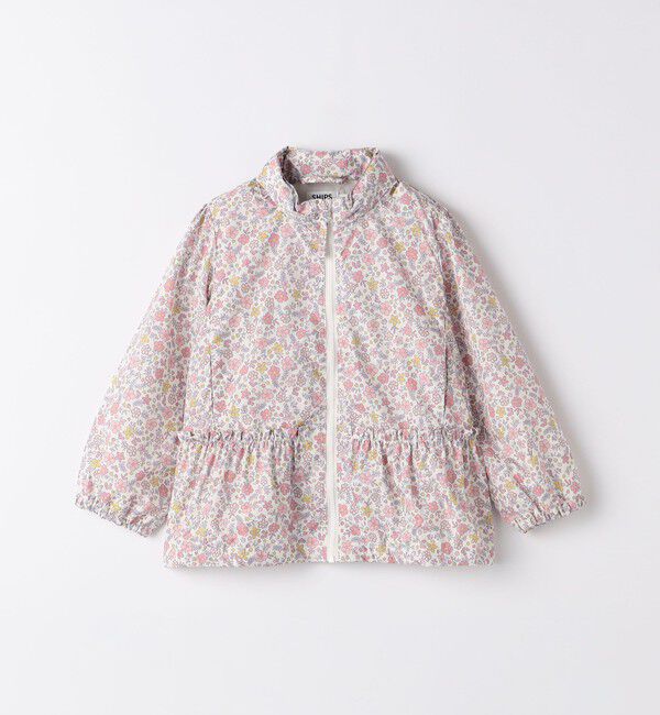 SHIPS Colors 「SHIPS Colors:80～130cm /フラワープリント ジップフード ブルゾン◇」|ブルゾン・スタジャン|