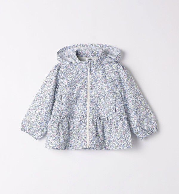 SHIPS Colors 「SHIPS Colors:80～130cm /フラワープリント ジップフード ブルゾン◇」|ブルゾン・スタジャン|