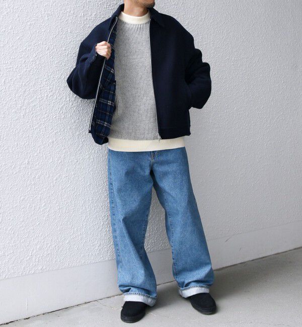 SHIPS any「SHIPS any: リバー メルトン オーバーサイズ ジップ ブルゾン◇」|ブルゾン・スタジャン|