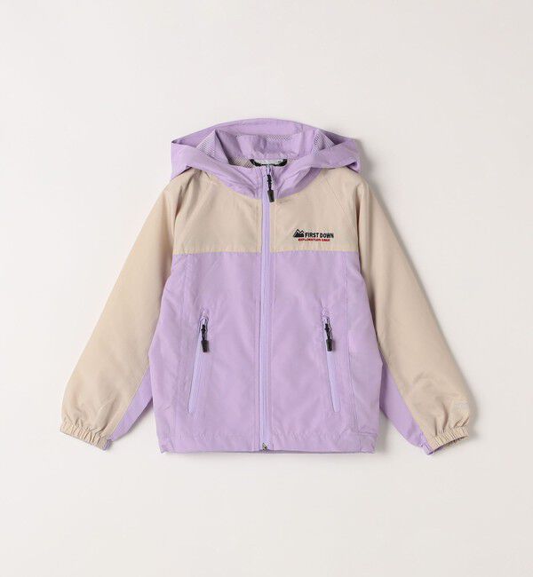 SHIPS Colors 「【SHIPS Colors 別注】FIRST DOWN:90～140cm /ライト フード ブルゾン」|ブルゾン・スタジャン|